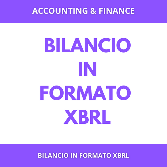 BILANCIO IN FORMATO XBRL